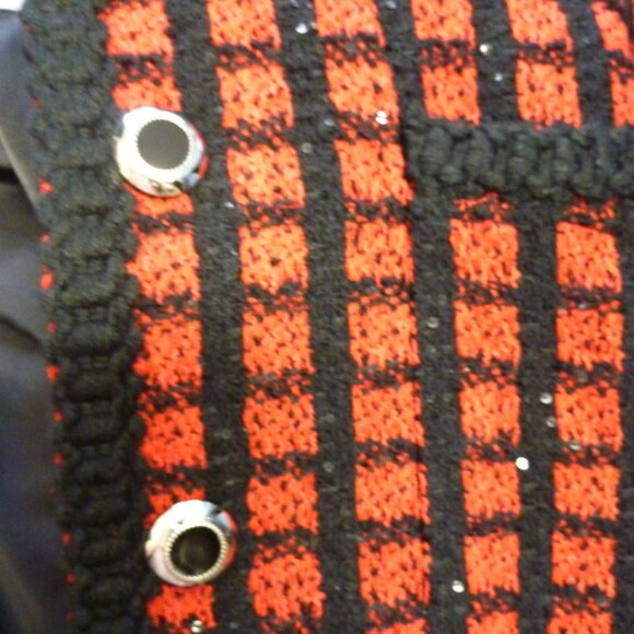 Miu Miu V-Neck CheckTtweed Jacket - Picture 11 of 11